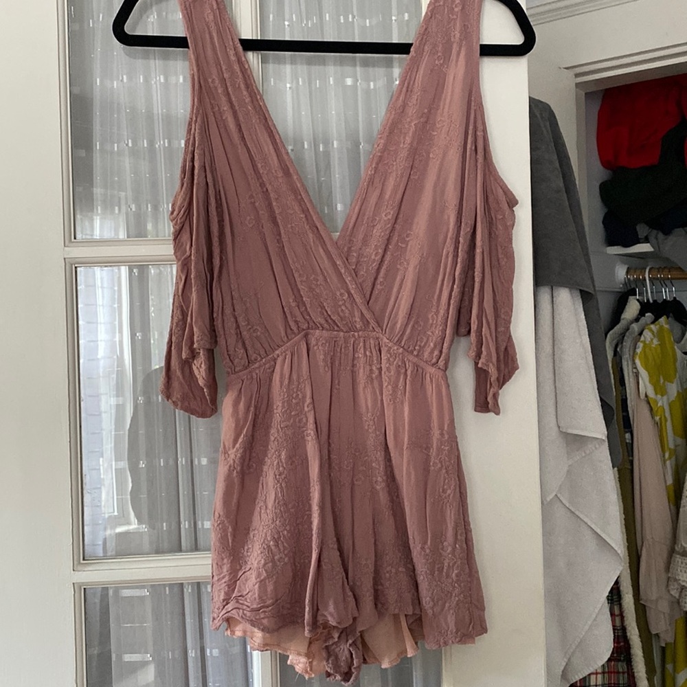 Pink romper -
